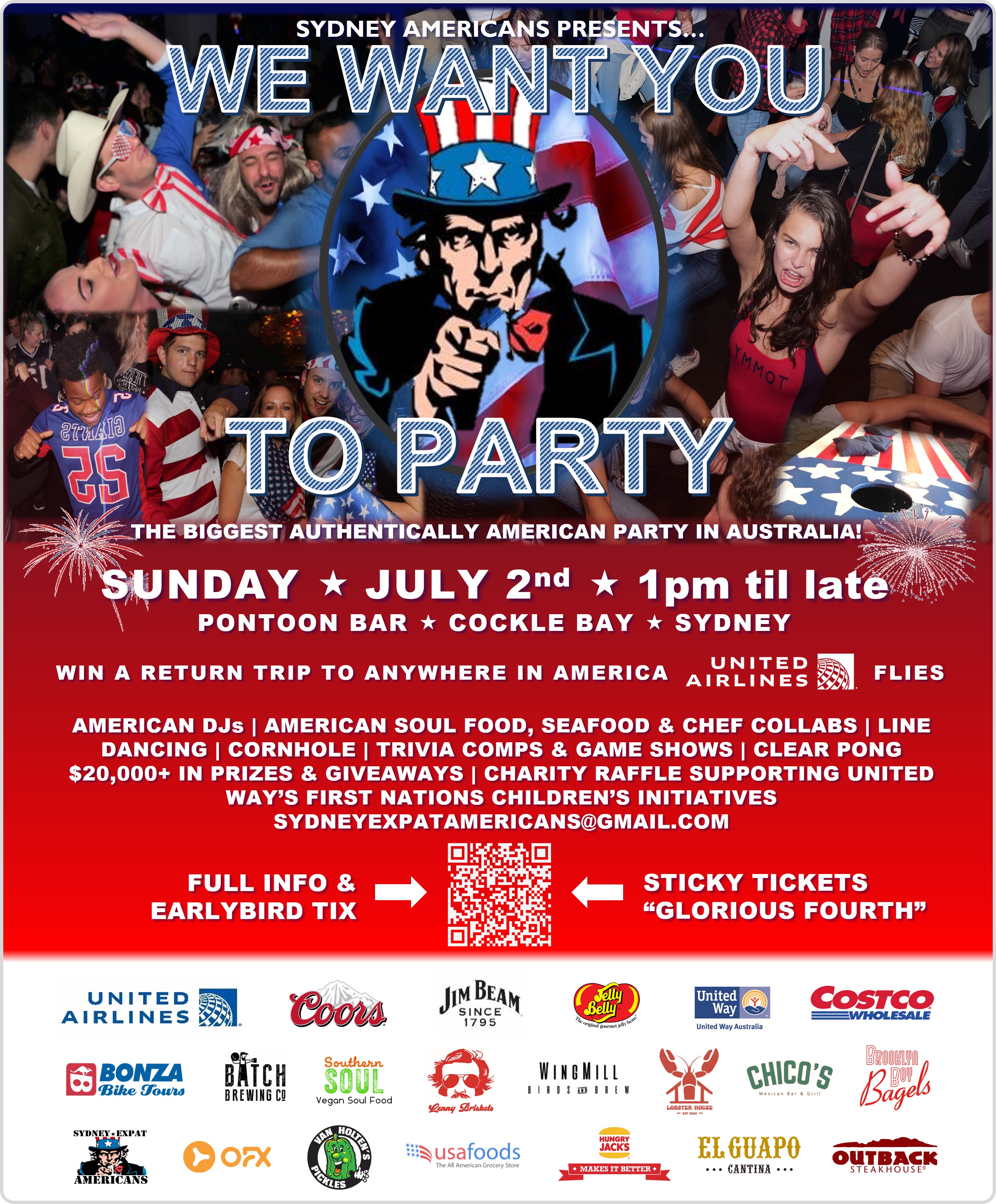 Biggest American Indpendence Day Party in Australia