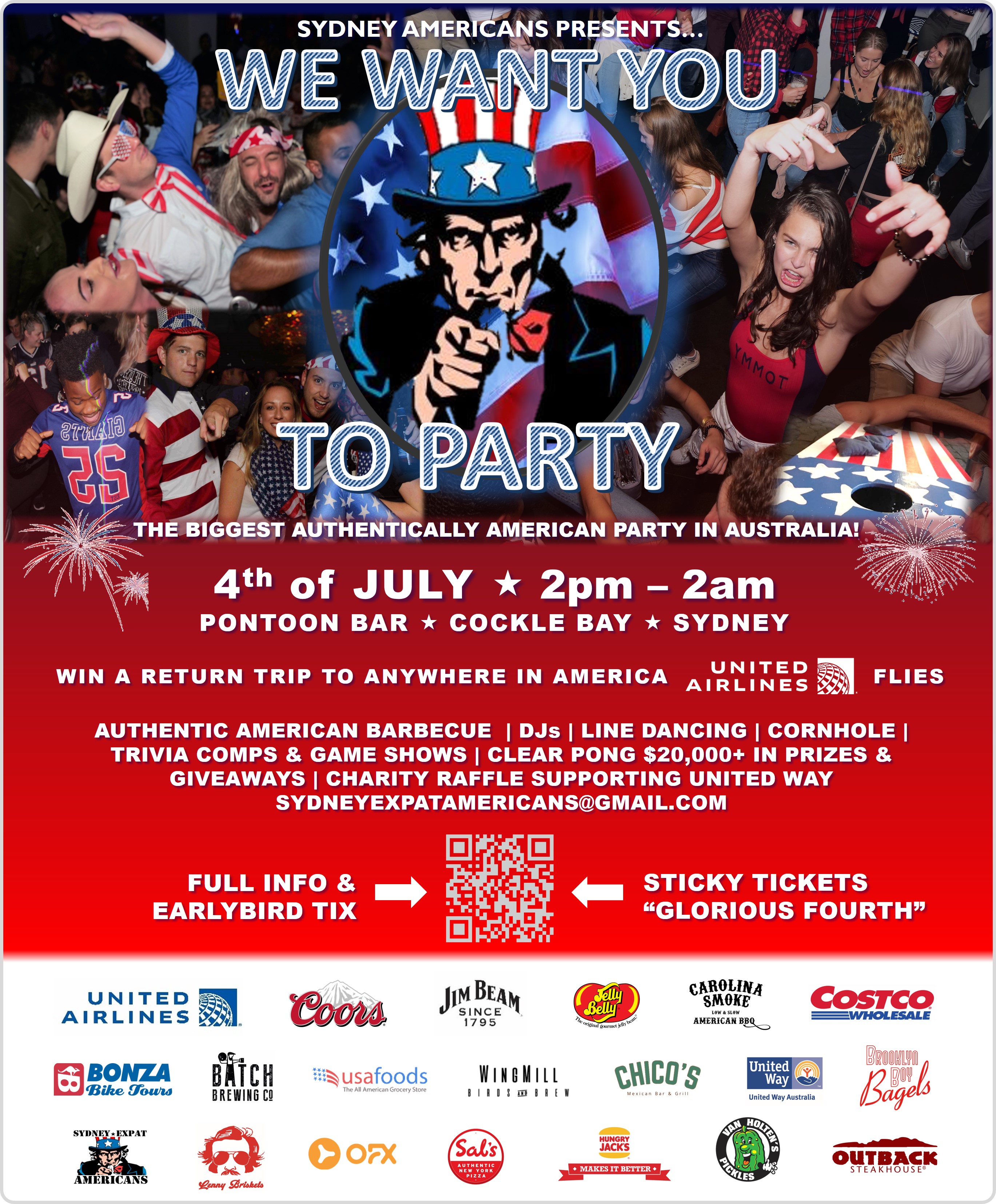 Biggest American Indpendence Day Party in Australia